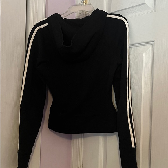 Black Zip-Up Hoodie with Varsity Hoodie - Size S - Picture 8 of 8